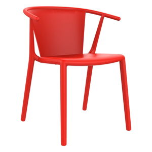 Sada 2 červených zahradních židlí Resol Steely
