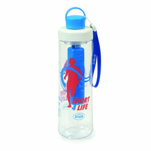 Modrá láhev na vodu s infuzérem Snips Sport, 750 ml