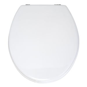 Bílé WC sedátko Wenko Prima, 41 x 38 cm
