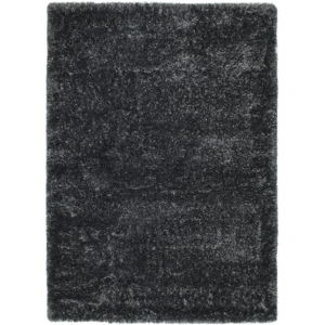 Antracitově šedý koberec Universal Aloe Liso, 120 x 170 cm