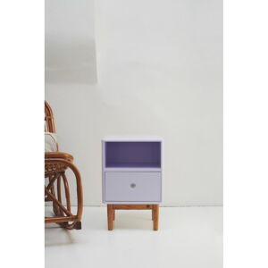 Světle fialový noční stolek Tom Tailor for Tenzo Color Box