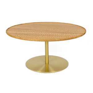 Konferenční stolek s deskou z dubového dřeva Askala Softy