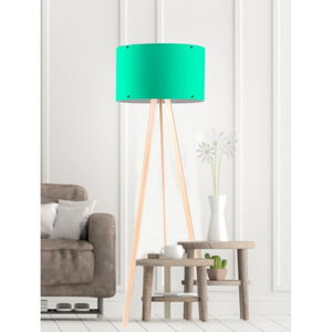 Zelená stojací lampa Simple