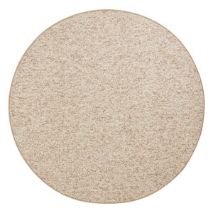 Béžovohnědý koberec BT Carpet Wolly, ⌀ 200 cm