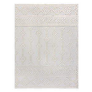 Krémový koberec z žinylky 80x160 cm Shyla – Flair Rugs