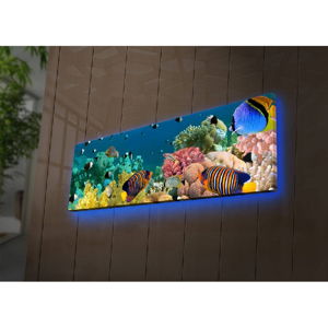 Podsvícený obraz Shining Sea, 90 x 30 cm