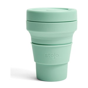Zelený skládací termohrnek Stojo Pocket Cup Seafoam, 355 ml