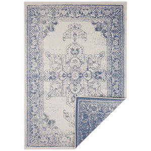 Modro-krémový venkovní koberec NORTHRUGS Borbon, 80 x 150 cm