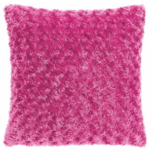 Tmavě růžový povlak na polštář Tiseco Home Studio Curl, 45 x 45 cm