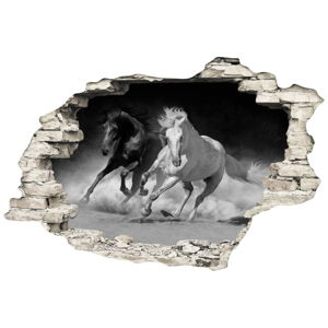 Samolepka Ambiance Horses, 60 x 90 cm