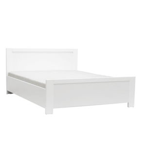 Bílá dvoulůžková postel Mazzini Beds Sleep, 180 x 200 cm