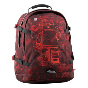 Červený dětský batoh LEGO® Tech Teen