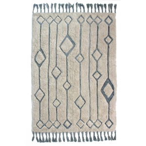 Béžovo-modrý ručně tkaný koberec Flair Rugs Solitaire Sion, 160 x 230 cm