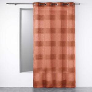 Záclona v cihlové barvě 140x280 cm Terraza – douceur d'intérieur