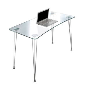 Pracovní stůl se skleněnou deskou Tomasucci, 60 x 120 cm