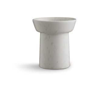 Bílá kameninová váza Kähler Design Ombria, výška 13 cm