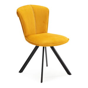 Žluté jídelní židle v sadě 2 ks Simbra – Marckeric
