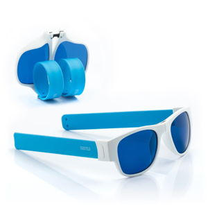Modré sluneční srolovatelné brýle InnovaGoods Sunfold AC2