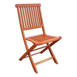 Hnědé dřevěné zahradní židle v sadě 2 ks Angwin – Garden Pleasure