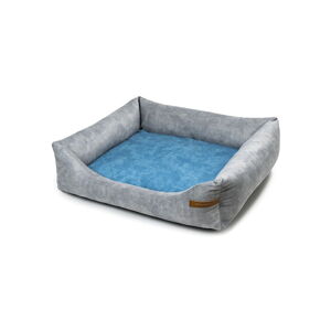 Modro-světle šedý pelíšek pro psa 65x75 cm SoftBED Eco M – Rexproduct