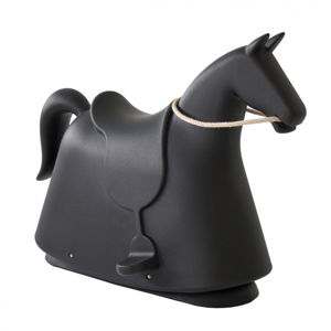 Černá dětská stolička ve tvaru koně Magis Rocky, výška 71,5 cm