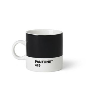 Černý hrnek Pantone Espresso, 120 ml