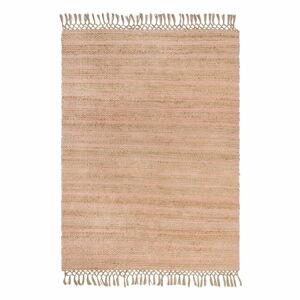 Růžový jutový koberec Flair Rugs Equinox, 120 x 170 cm