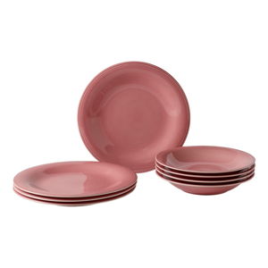 8dílná růžová porcelánová sada nádobí Like by Villeroy & Boch Group