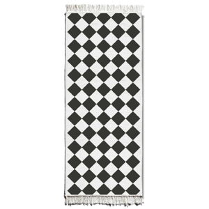 Oboustranný běhoun Chess, 80 x 200 cm