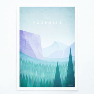 Plakát Travelposter Yosemite, A2