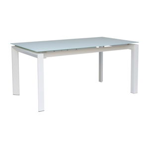 Bílý rozkládací jídelní stůl sømcasa Selena, 160 x 90 cm