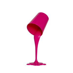 Růžová stolní lampa Ximena