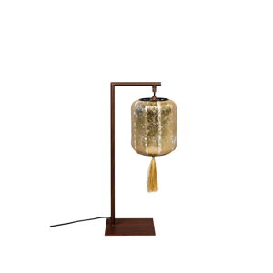 Stolní lampa v hnědo-zlaté barvě Suoni - Dutchbone