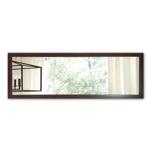 Nástěnné zrcadlo s hnědým rámem Oyo Concept, 105 x 40 cm