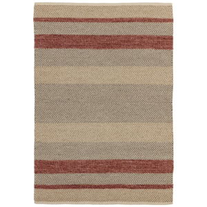 Hnědo-červený koberec Asiatic Carpets Fields, 120 x 170 cm
