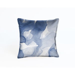 Modrý dekorativní povlak na polštář Velvet Atelier Sky, 45 x 45 cm