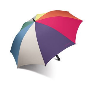 Barevný větruodolný golfový deštník Ambiance Esprit, ⌀ 135 cm
