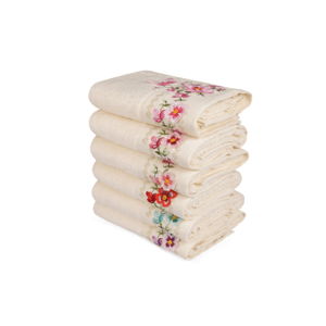 Sada 6 ručníků z čisté bavlny Promises, 50 x 90 cm