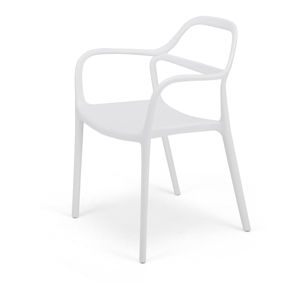 Sada 2 bílých jídelních židlí Le Bonom Dali Chaur