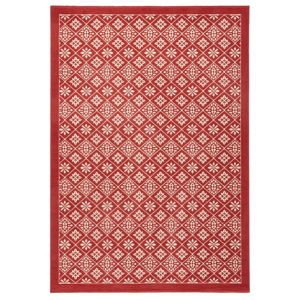 Červený koberec Hanse Home Gloria Tile, 120 x 170 cm