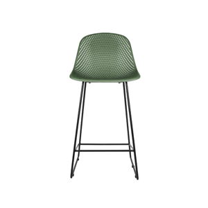 Tmavě zelená barová židle Leitmotiv Diamond Mesh