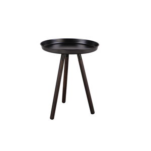 Černý odkládací stolek Nørdifra Sticks, výška 52,5 cm