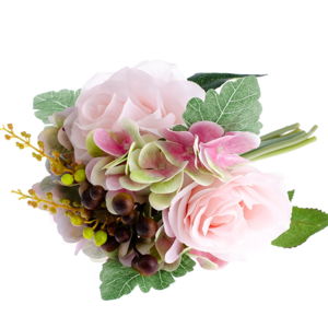 Umělá květina ve stylu růže s hortenzií Dakls