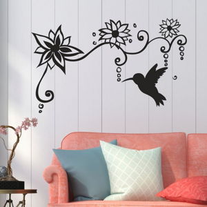 Dekorativní nálepka na stěnu Hummingbird