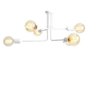 Bílé závěsné světlo pro 6 žárovek CustomForm Vanwerk