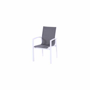 Bílo-šedá zahradní židle Hartman Canterbury