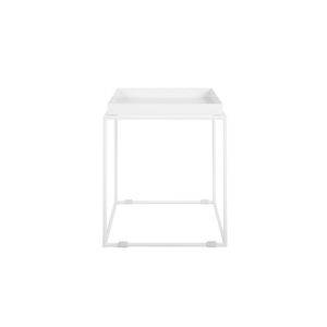 Bílý kovový odkládací stolek Monobeli Jane