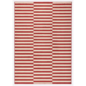 Červeno-bílý běhoun Hanse Home Gloria Panel, 80 x 200 cm