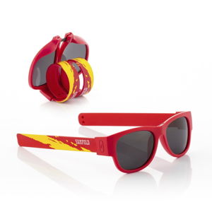 Červené sluneční srolovatelné dětské brýle InnovaGoods Sunfold Kids Mondial Spain