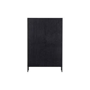 Černá skříňka z borovicového dřeva 100x155 cm Xam – WOOOD